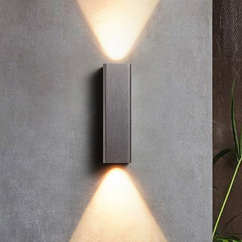 Contemporary LED Wall Sconce Light in Gold Bronze Finish