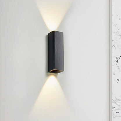 Contemporary LED Wall Sconce Light in Gold Bronze Finish