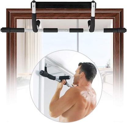 Strong Home Pull Up Bar | Durable Steel Frame, Multi Grip