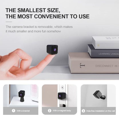 Small WiFi Home Security Camera 4K Night Vision