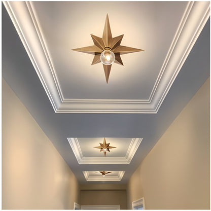 Contemporary Star Design Ceiling Light