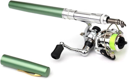 Portable Mini Fishing Rod Set with Reel