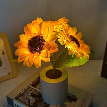 Bright Floral Desk Lamp
