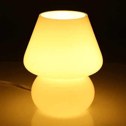Elegant Glass Table Lamp Mushroom Shape - Cofik