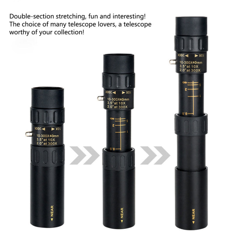 Powerful Night Vision Monocular Telescope 10-300X Zoom