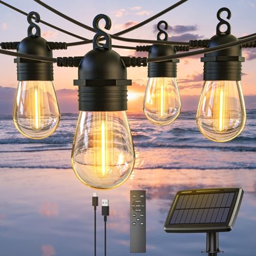 Solar Powered Fairy String Lights with Remote Control - Cofik