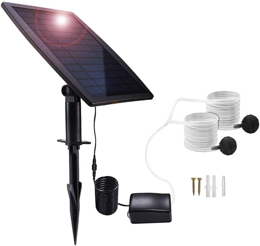 Portable Solar Air Pump Set 2.5W with Tubes - Cofik