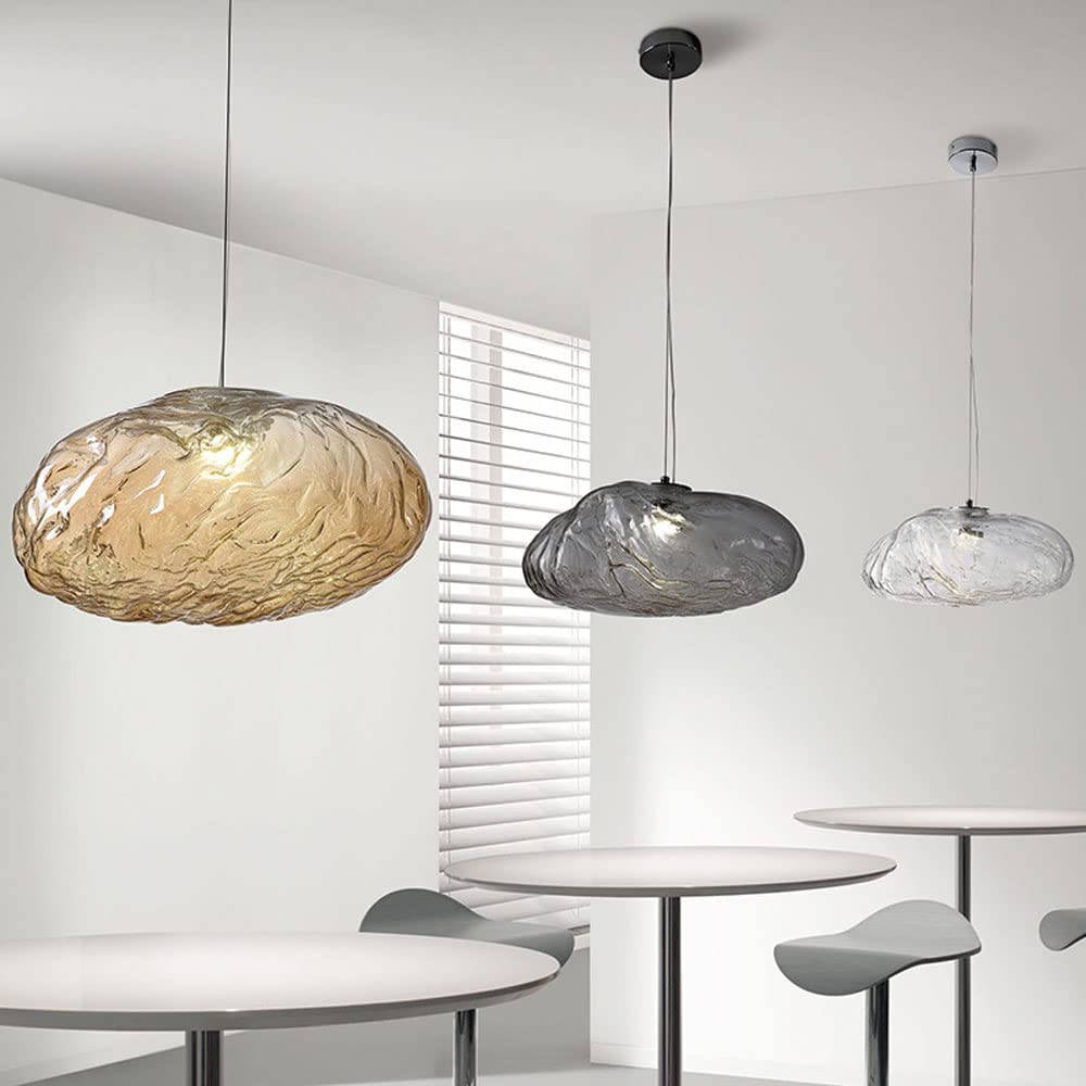 Elegant Glass Drop Pendant Light Fixture for Home - Cofik
