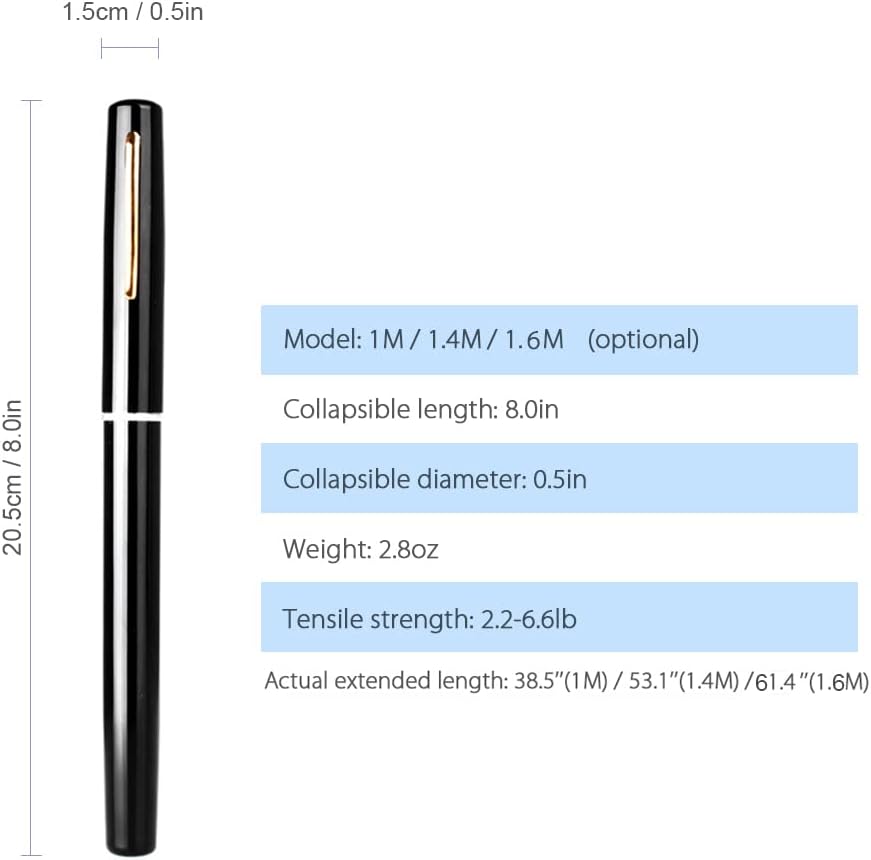 Portable Mini Fishing Rod Set with Reel