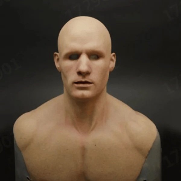 Spooky Old Man Halloween Mask Costume