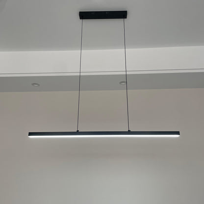Sleek Metal Kitchen Island LED Pendant Light