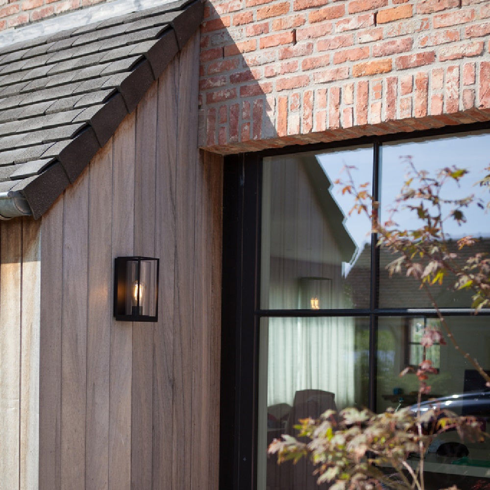 Modern Black Exterior Wall Lantern Light