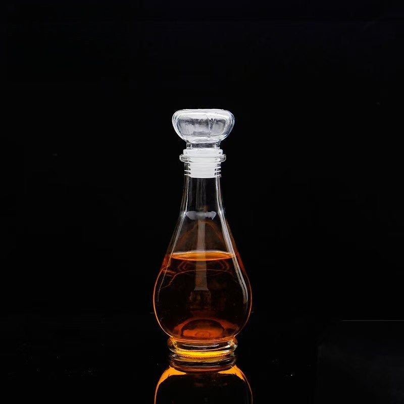 Small Antique Glass Wine Decanter