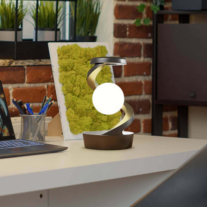 Compact LED Desk Lamp with Wireless Charging and Touch Control