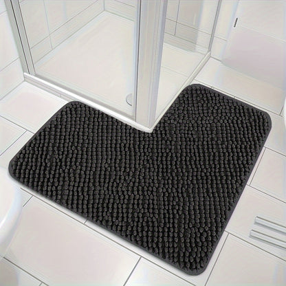 Corner Bathroom Mat, Non Slip L Shape Shower Mat