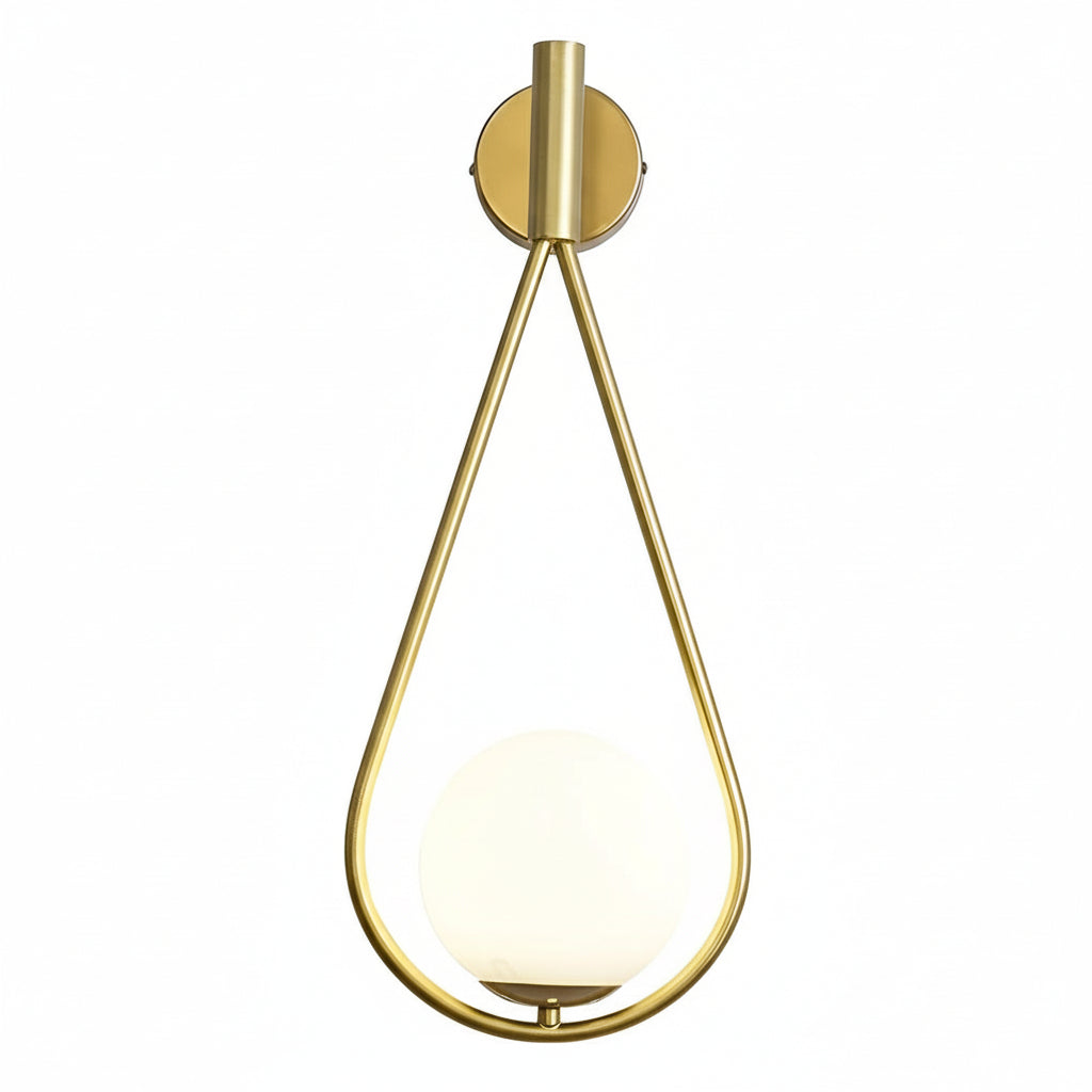 Modern Glass LED Wall Light Fixture