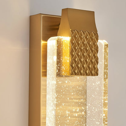 Elegant Glass LED Dimmable Wall Light
