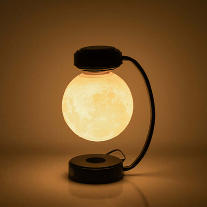 Floating LED Moon Lamp Wireless Rotating Globe Nightlight
