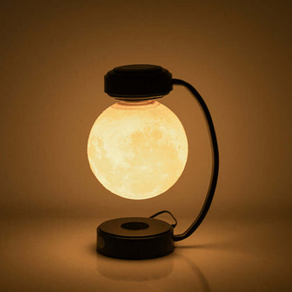Floating LED Moon Lamp Wireless Rotating Globe Nightlight