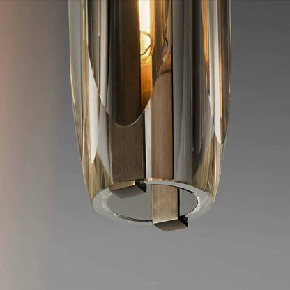 Sleek Glass Pendant Ceiling Light Fixture