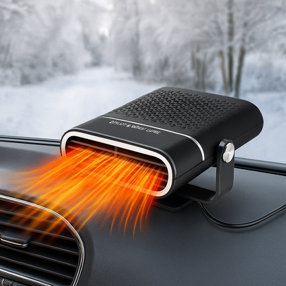Compact 12V Car Heater Fan and Dehumidifier