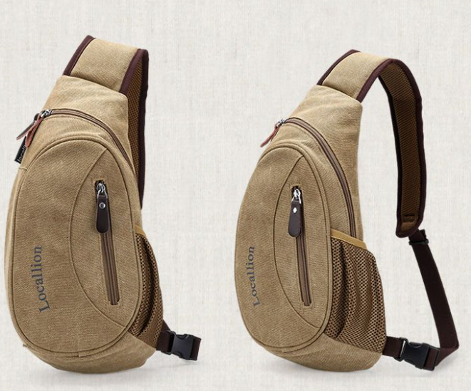 Relaxed Fit Cross Body Sling Backpack