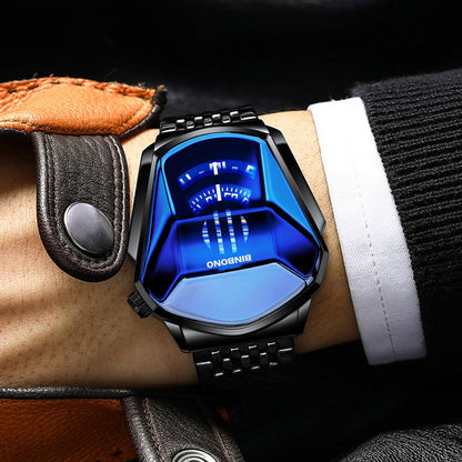 Men's Luxury Quartz Diamond Watch