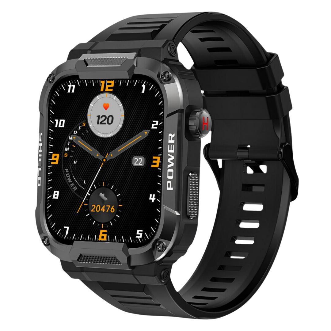 Waterproof Fitness Tracker Watch - Black Noxord