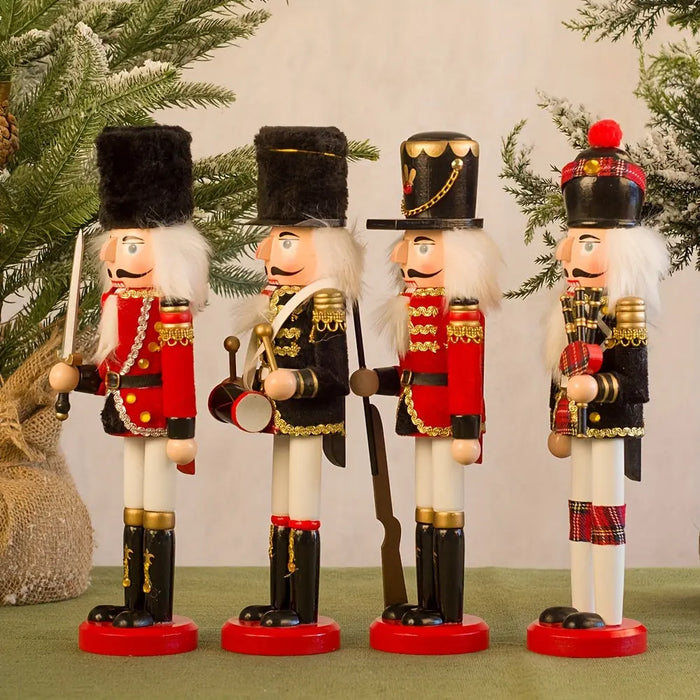 Classic Wooden Christmas Nutcracker Decoration