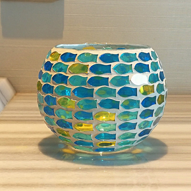 Vintage Glass Candle Tealight Holder