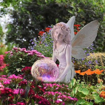 Solar Powered Fairy Garden Ornament