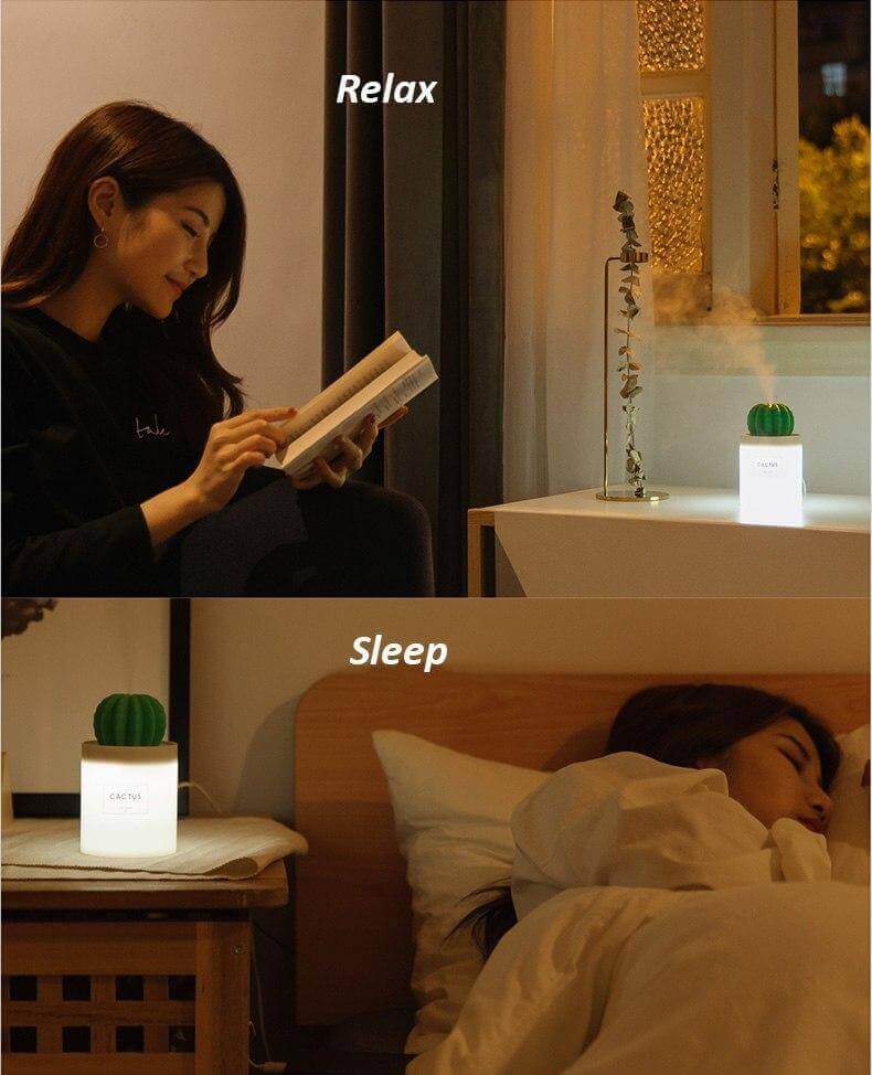 Compact USB Mini Aroma Diffuser with LED Light