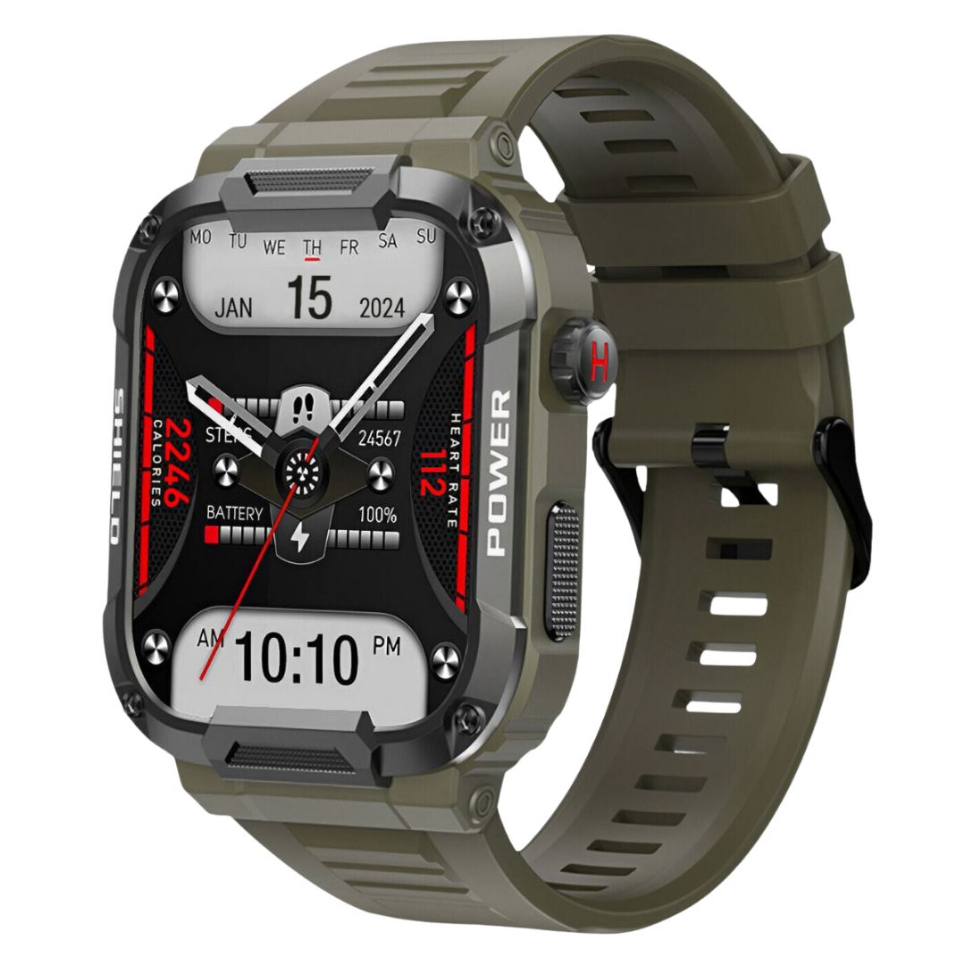 Waterproof Fitness Tracker Watch - Black Noxord