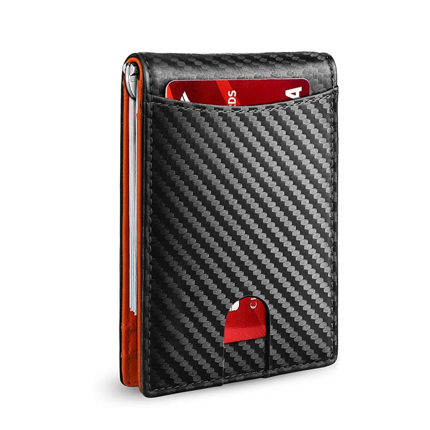 Thin Leather Mens Wallet with RFID Blocking