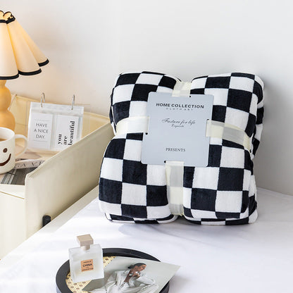 Cozy Plaid Throw Blanket for Home Decor