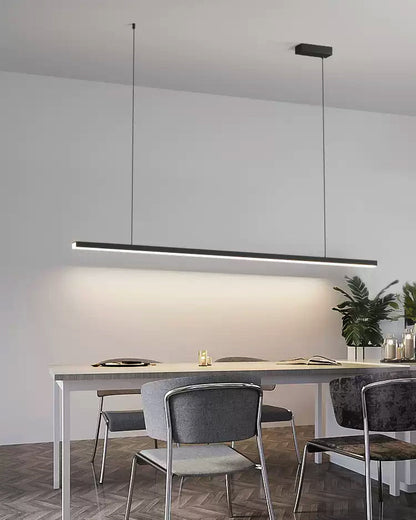 Sleek Metal Kitchen Island LED Pendant Light