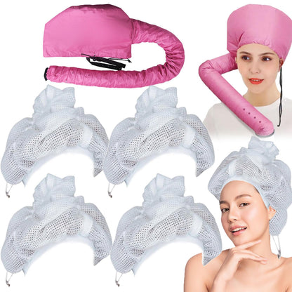 Travel Curl Hair Dryer Bonnet Cap