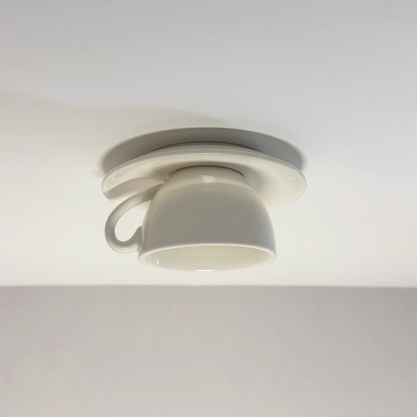 Unique Coffee Cup Shaped LED Ceiling Light Fixture