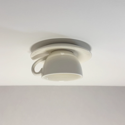 Unique Coffee Cup Shaped LED Ceiling Light Fixture