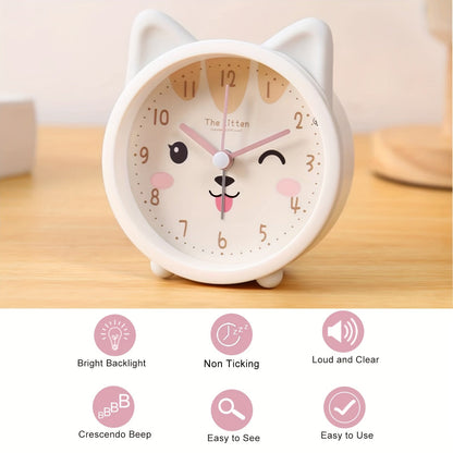 Kids Sleep Clock with Soft Nightlight & Cute Bunny Design