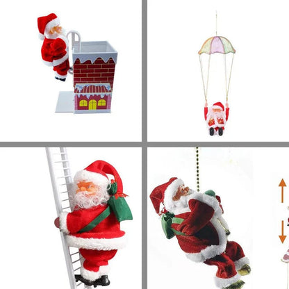 Fun Christmas Climbing Santa Decoration