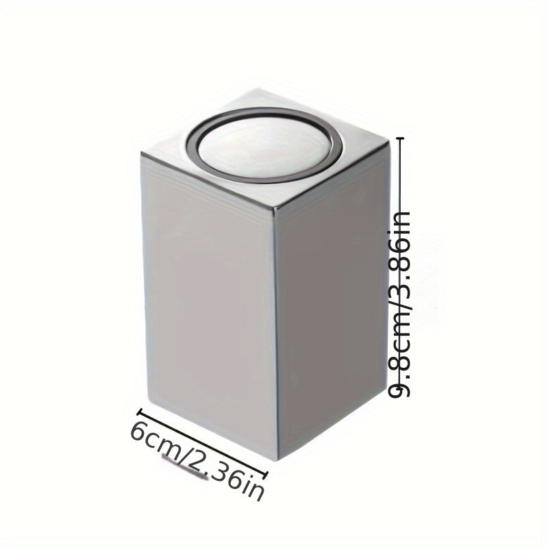 Compact Stainless Steel Toothpick Dispenser