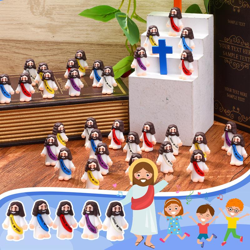 Small Inspirational Jesus Statue With Love Quote