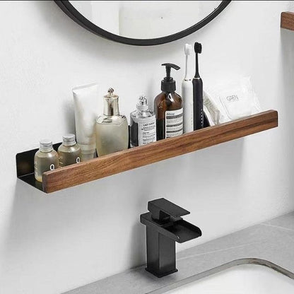 Easy Install Wooden Bathroom Storage Shelves - Cofik