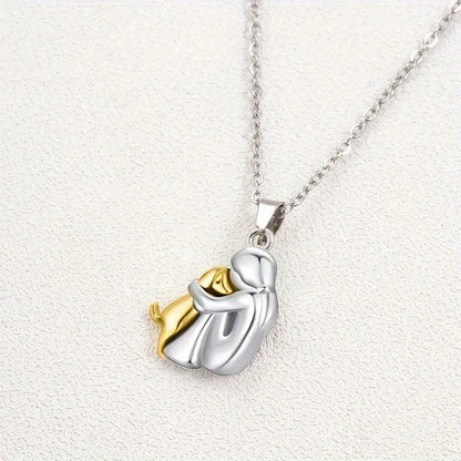 Pet Love Dog Owner Heart Necklace
