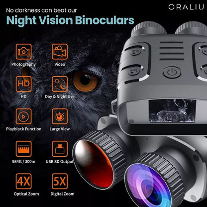 Clear Night Vision Waterproof Binoculars