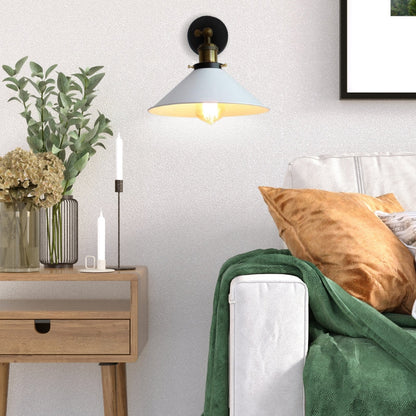 Rustic Metal LED Wall Lamp