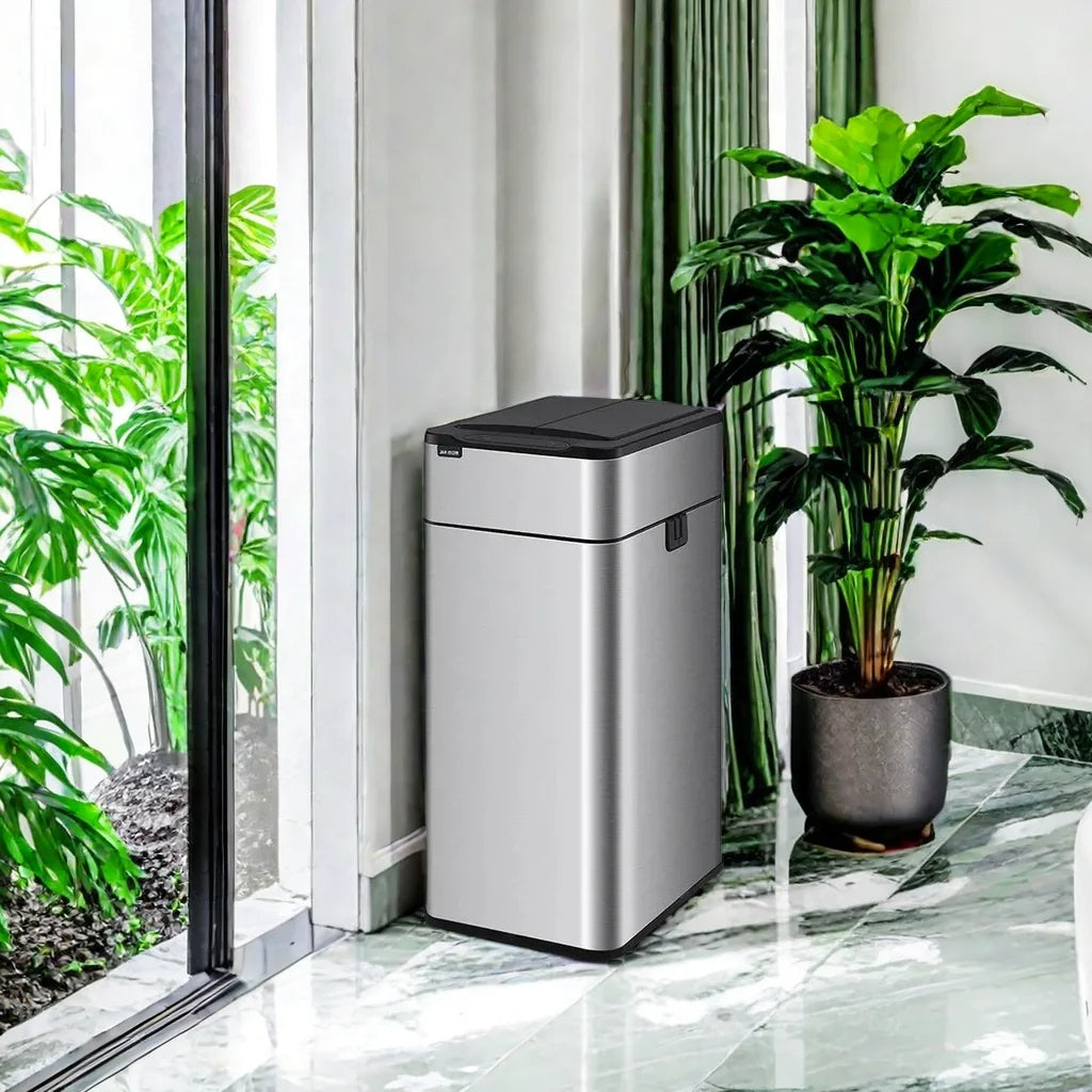 Touchless Stainless Steel Automatic Trash Can