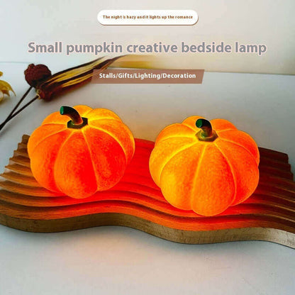 Colorful Halloween Pumpkin Bedside Night Lamp