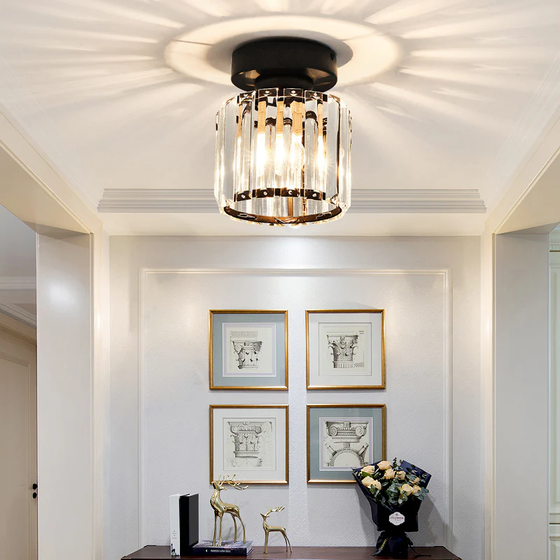 Luxurious Sparkling Crystal Ceiling Light
